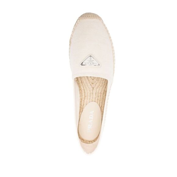 Prada Men Logo Cotton Espadrilles - Picture 2 of 4